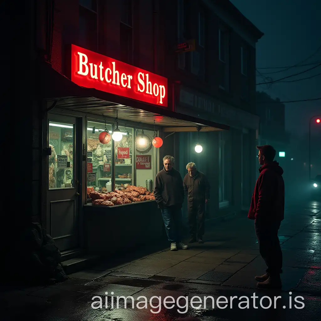 Terrifying-Butcher-Shop-at-Night-with-Dark-Haunting-Atmosphere