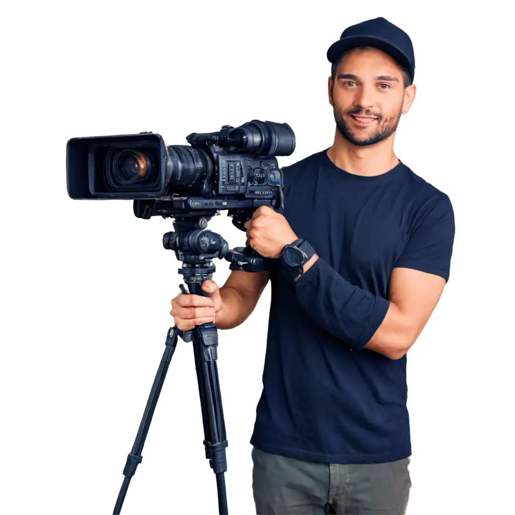 Cameraman-PNG-Image-HighQuality-Transparent-Background-for-Versatile-Use