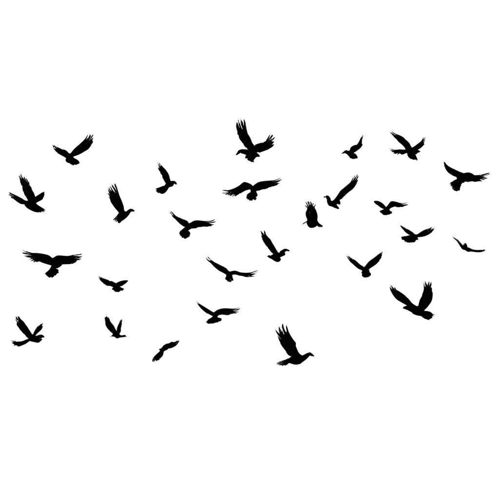 Minimalist-Crows-Circling-in-the-Sky-HighQuality-PNG-Image-for-Versatile-Use