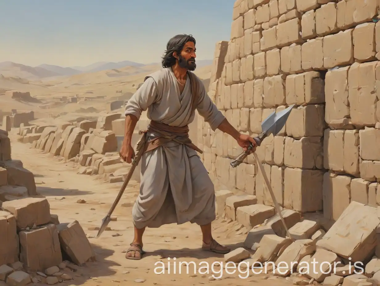 DhulQarnain-Constructing-the-Great-Wall-to-Protect-His-People