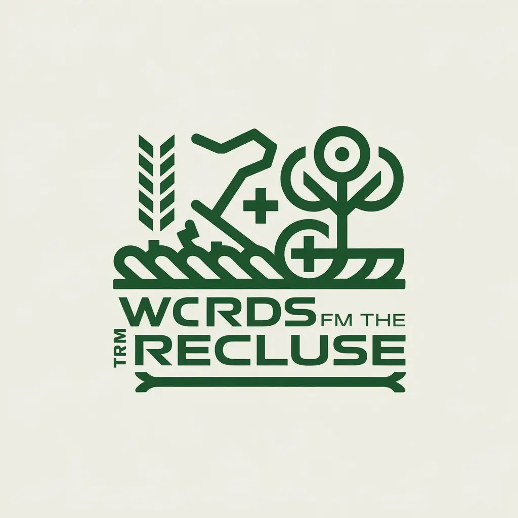 LOGO Design for Words from the Recluse Agriculture Symbol with Complex Elements and Versatile Industry Use