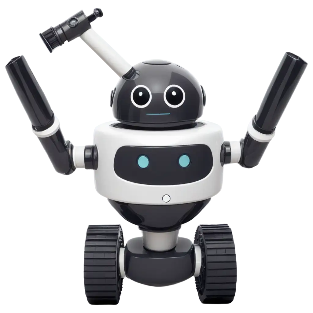 staubsauger roboter, vectorgraphics, 2d flat simple