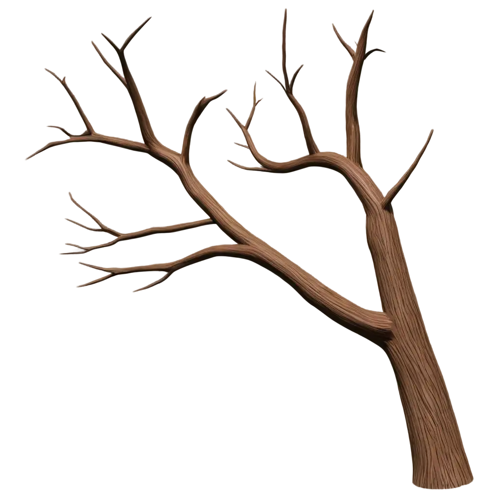 A-Dead-and-Dried-Tree-Vector-in-PNG-Capturing-3D-Essence-for-Visual-Impact