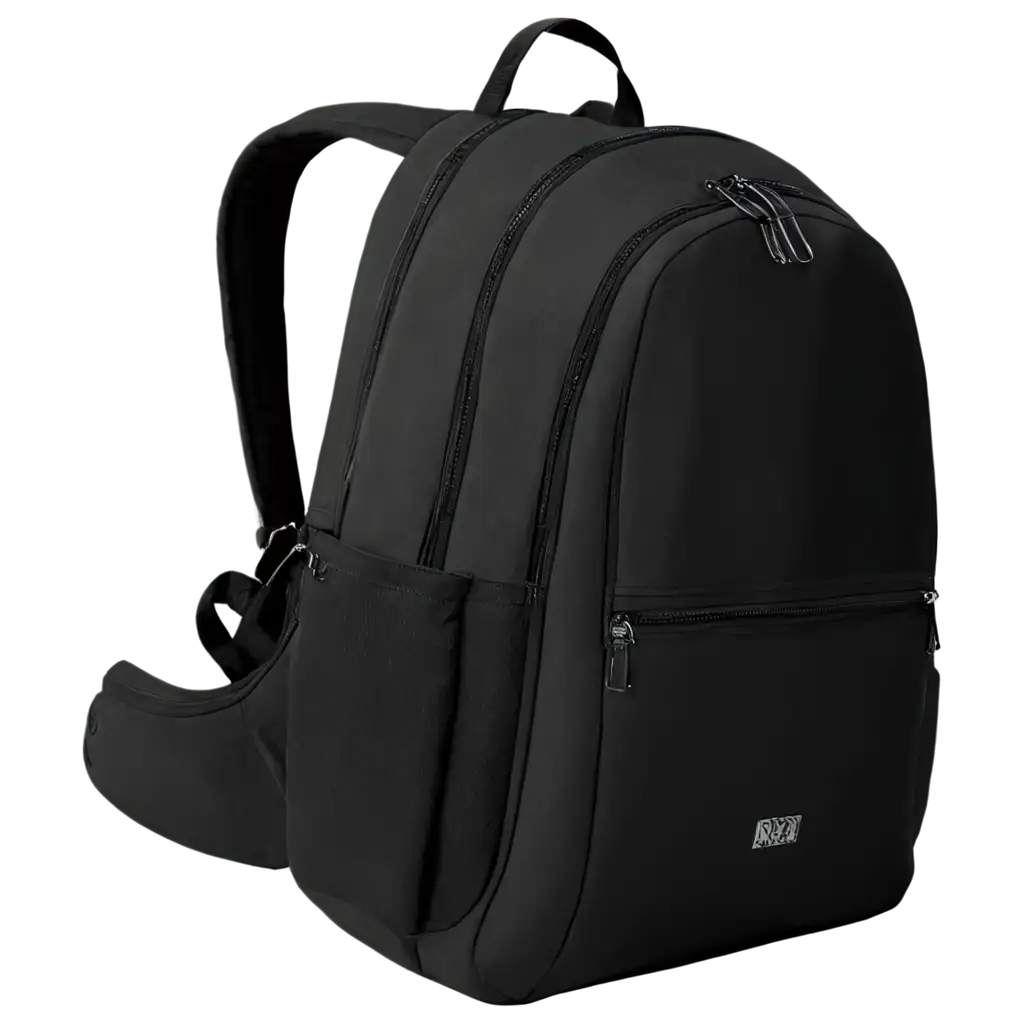 black backpack