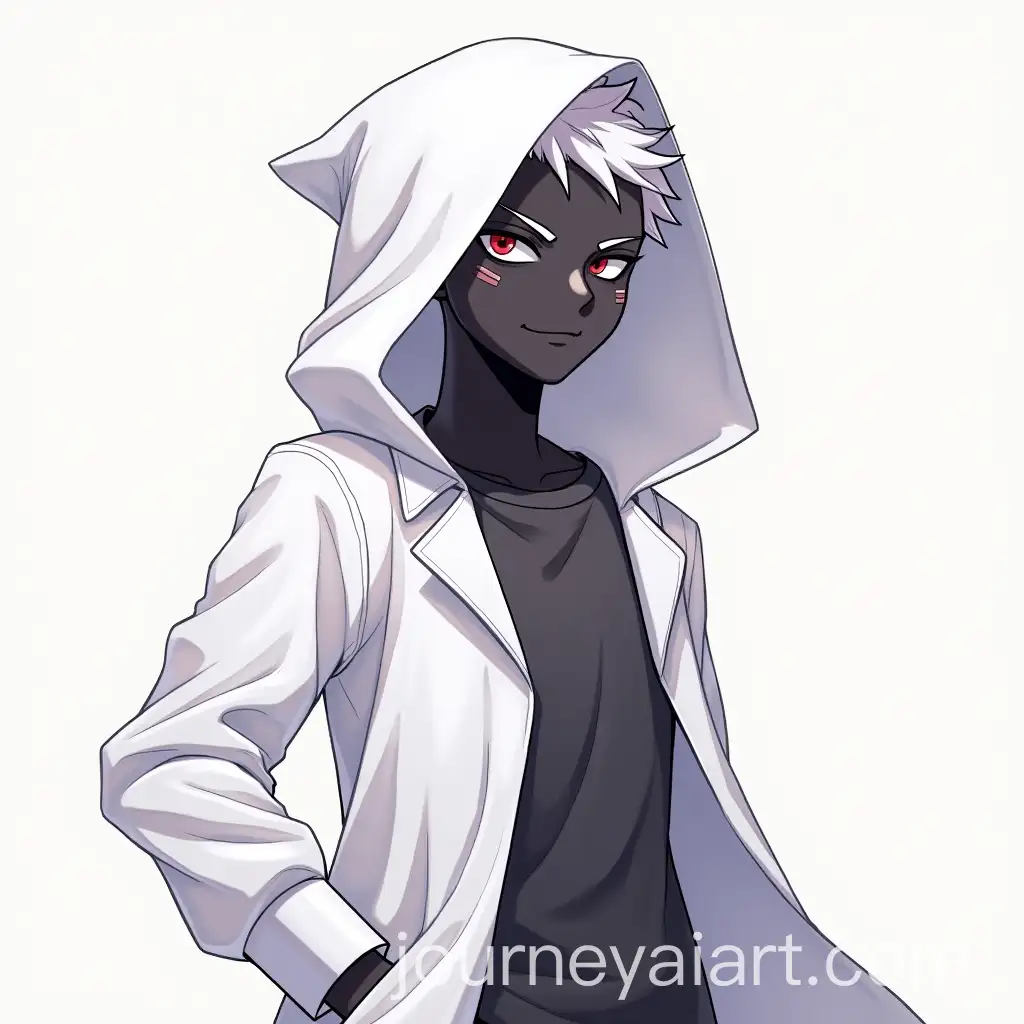Genshin-Impacts-Scaramouche-in-White-Coat-A-Flat-Shaded-Portrait