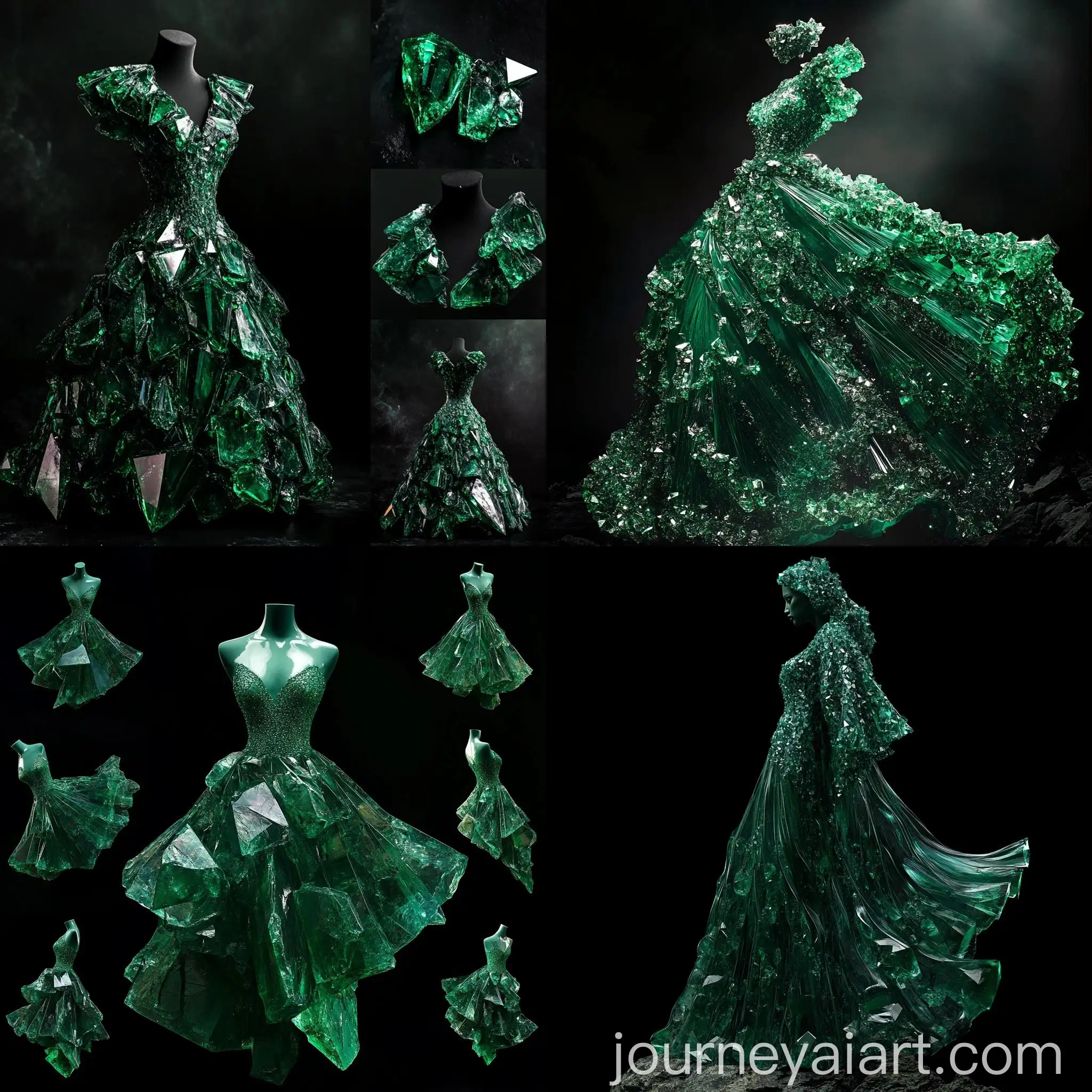 Realist-Emerald-Dress-Fashion-Photo-Shoot