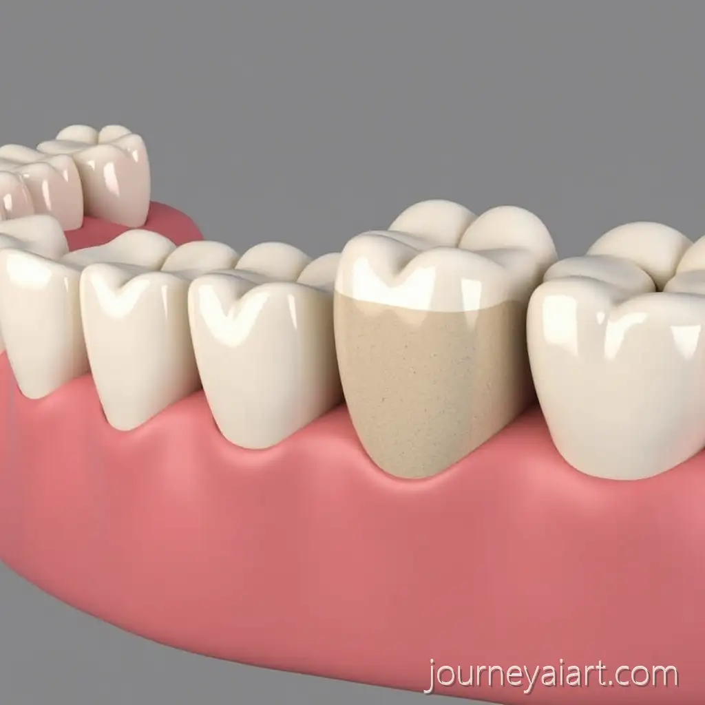 Restored-TeethGutta-percha-filled-teeth-with-Ceramic-Crowns-in-a-Gutta-Percha-Filled-Jaw