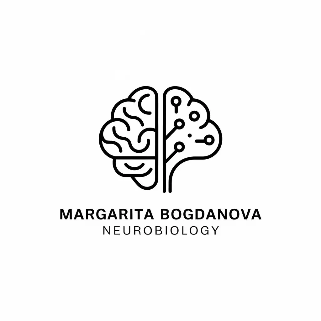 LOGO Design for Margarita Bogdanova Neurobiology Inspired Vector Logo Design