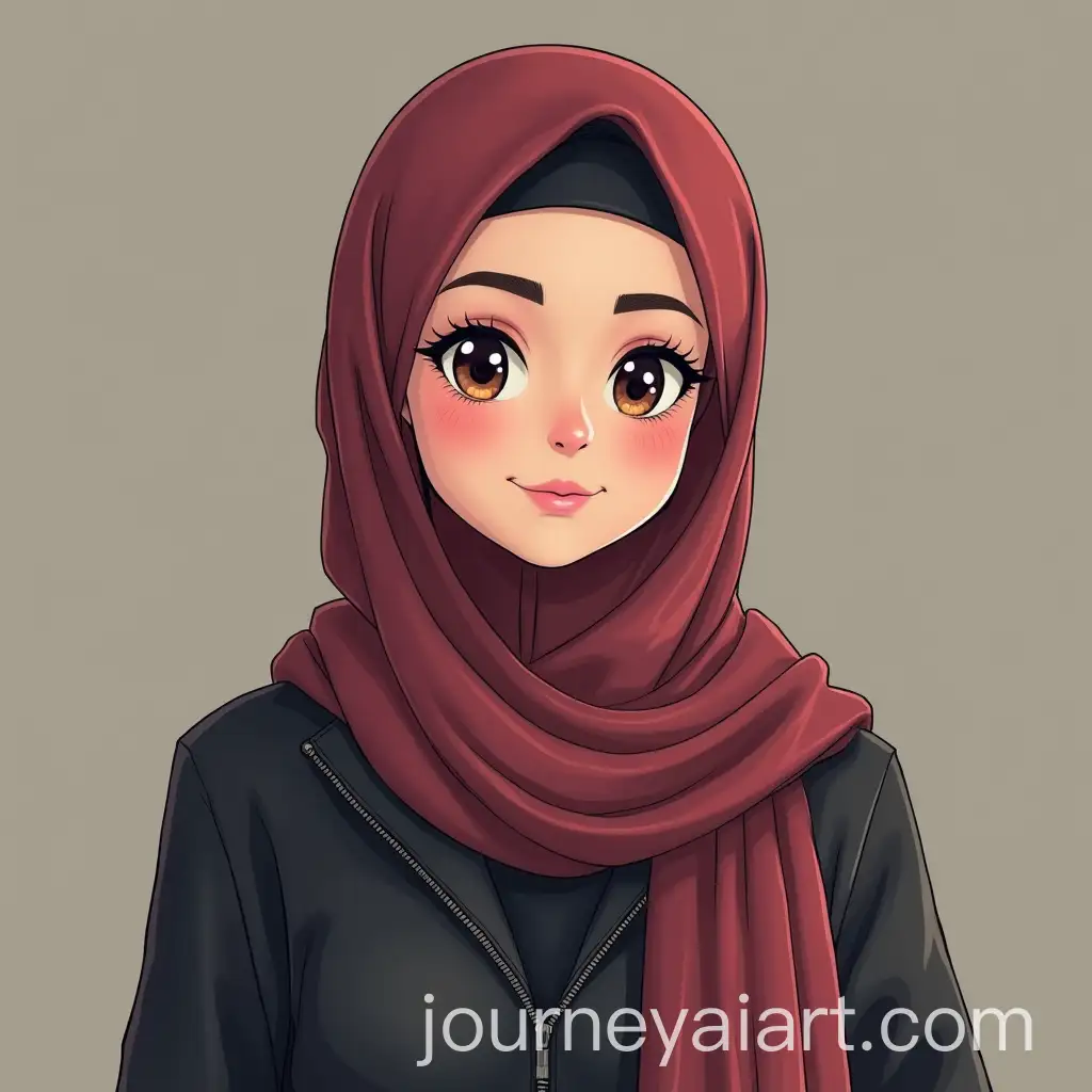 Cute-Muslim-Girl-in-Hijab-with-Warm-Expression