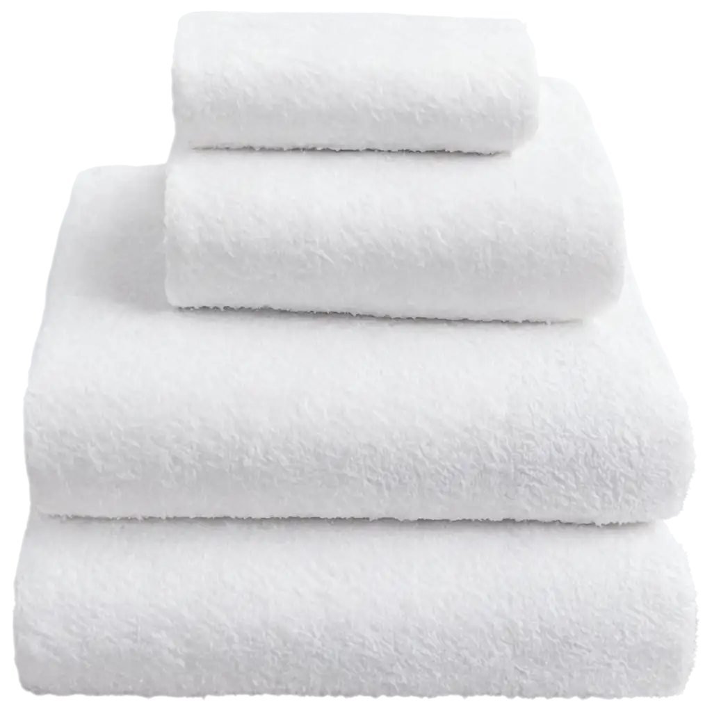 HighQuality-PNG-Image-of-White-Towels-Folded-Enhance-Your-Visual-Content-with-Clarity