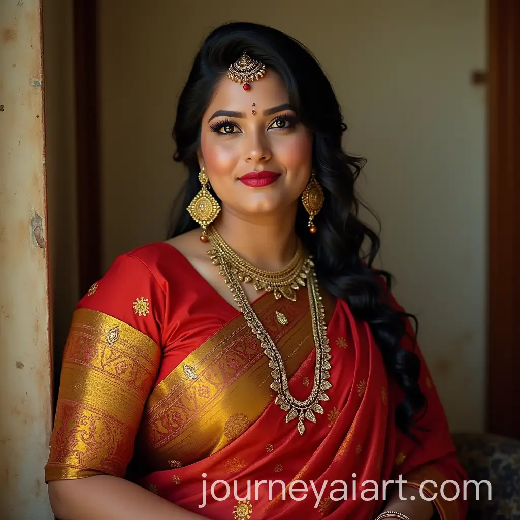 Portrait-of-an-Indian-Woman-in-Traditional-AttireAI-Art-Prompt-Expansion