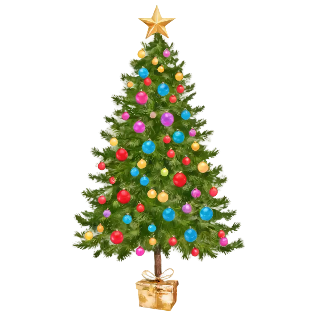 Beautifully-Decorated-Christmas-Tree-PNG-Image-for-Festive-Designs