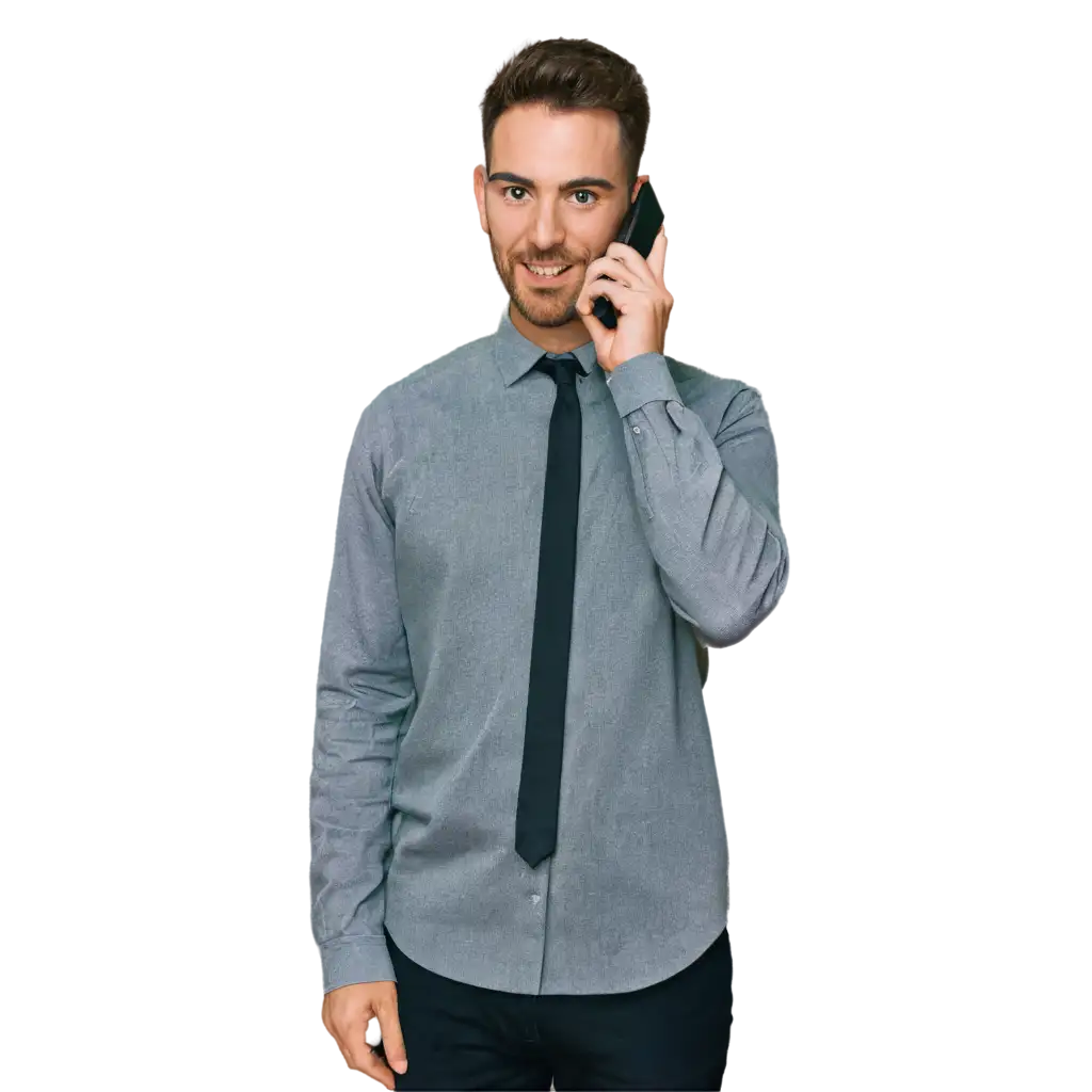 Professional-PNG-Image-of-a-Man-Talking-on-Phone-Perfect-for-Various-Applications