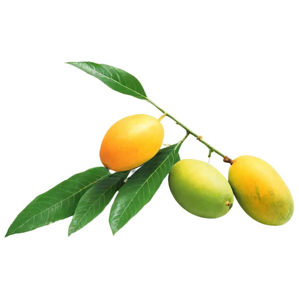 Mango-Fruits-PNG-Image-HighQuality-Transparent-Fruit-Illustration-for-Multiple-Uses