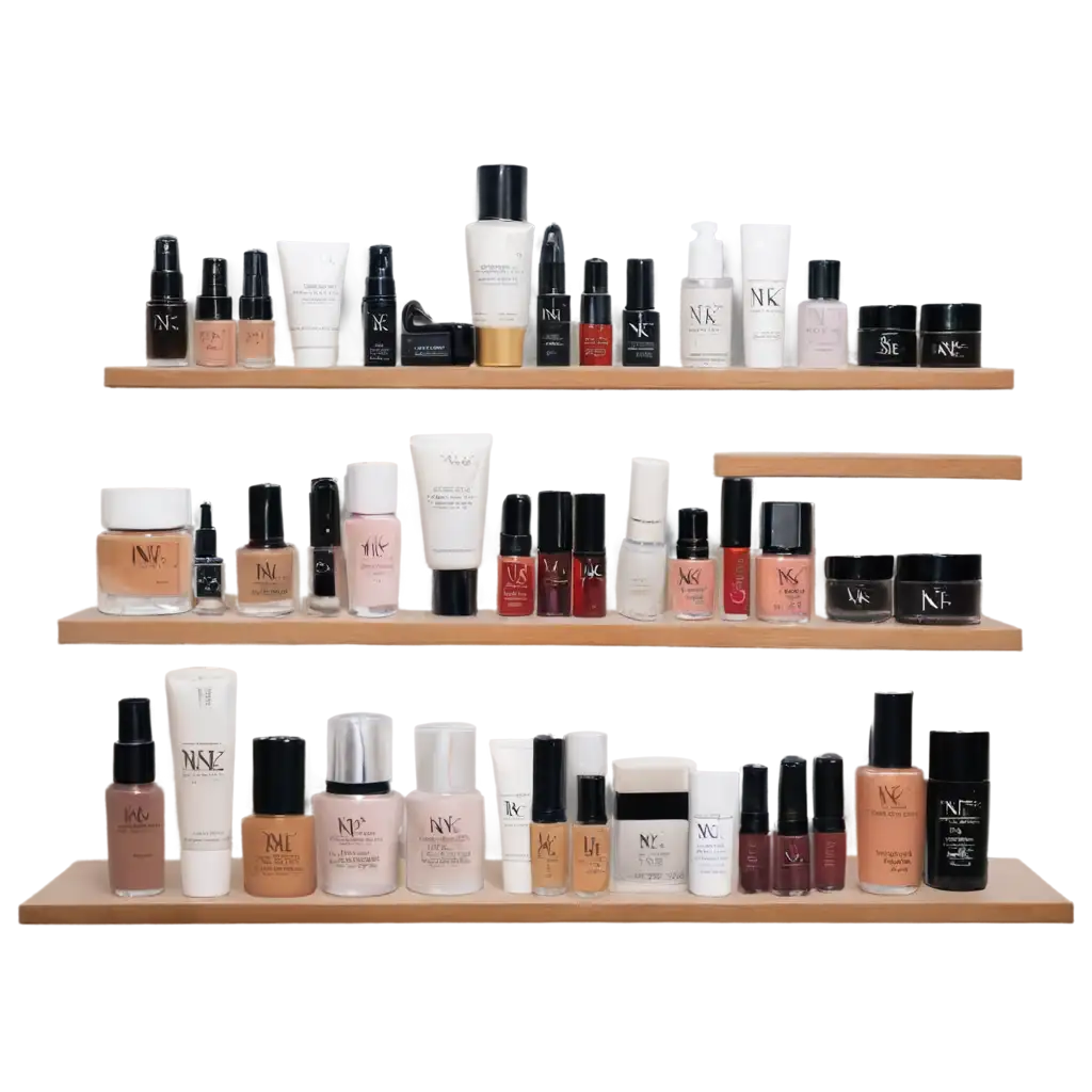 NK-Products-and-Cosmetics-Logo-on-Shelves-with-Products-and-Cosmetics-PNG-Image-for-Enhanced-Clarity