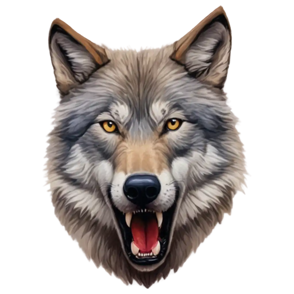 Wolf-Head-PNG-Image-HighQuality-TransparentPNG-Image-Usage-Analysis-Artwork-for-Versatile-Use