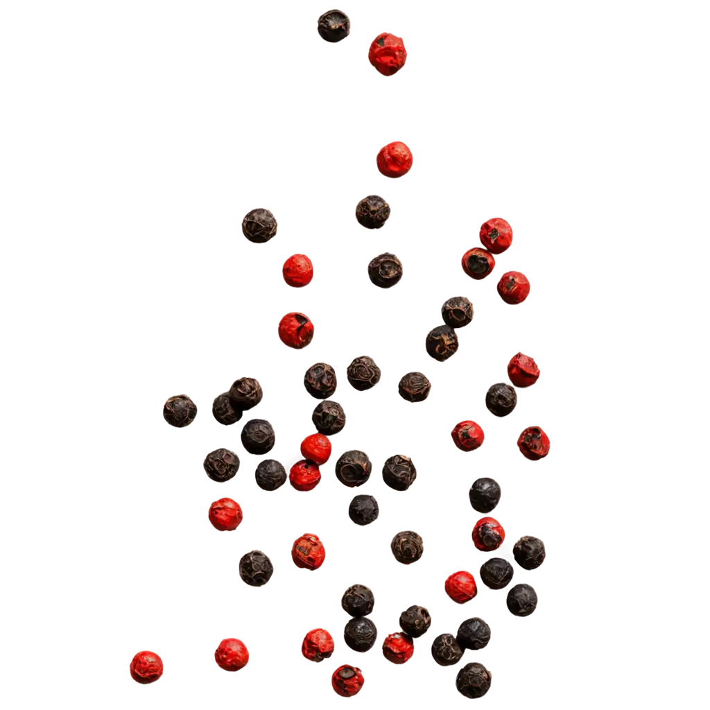 HighQuality-PNG-of-Black-and-Red-Peppercorns-for-Culinary-and-Design-Uses