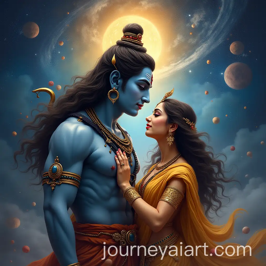 Divine-Presence-of-Lord-Shiva-and-Maa-Parvati-in-the-Cosmic-Universe