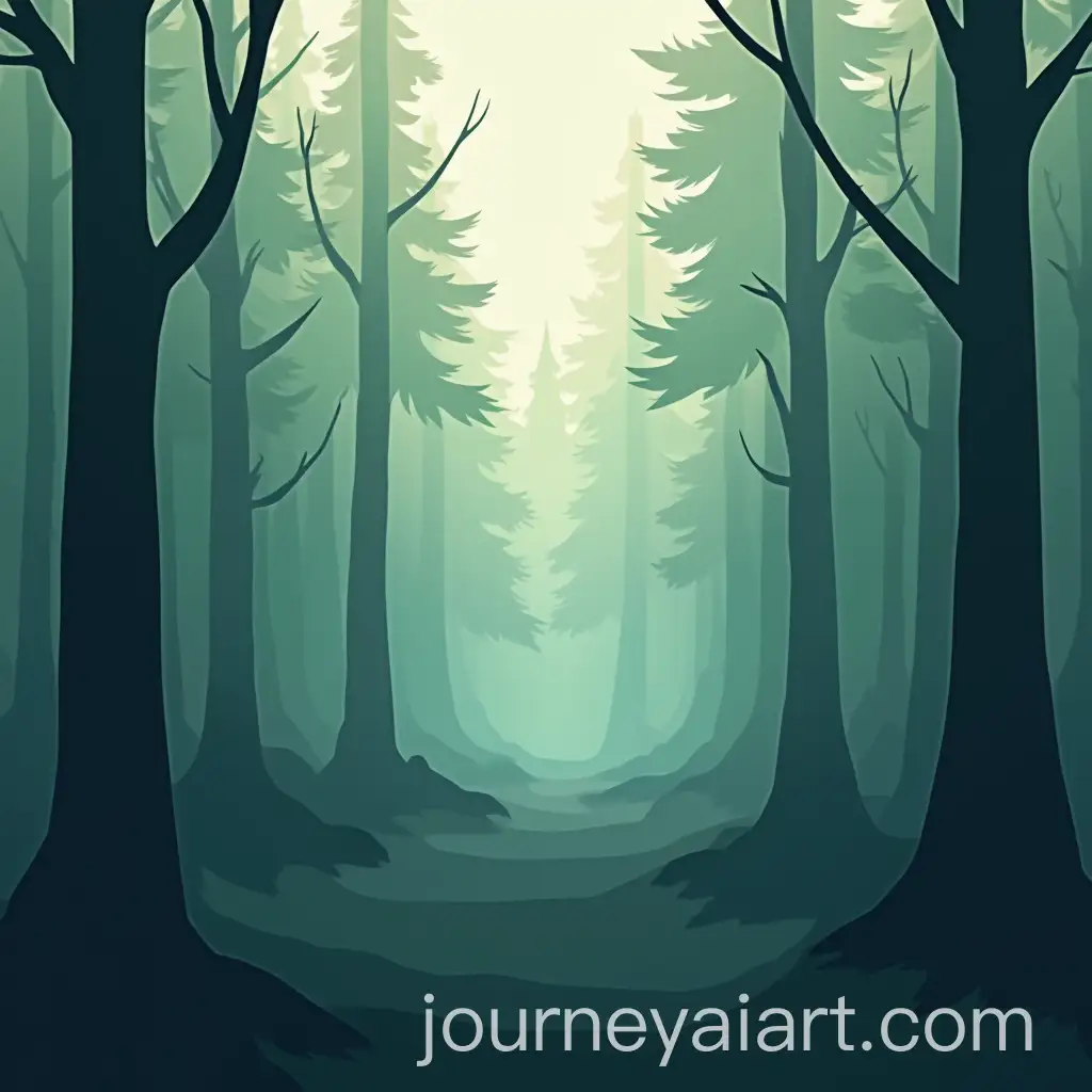 Polygon-Forest-Background-Image