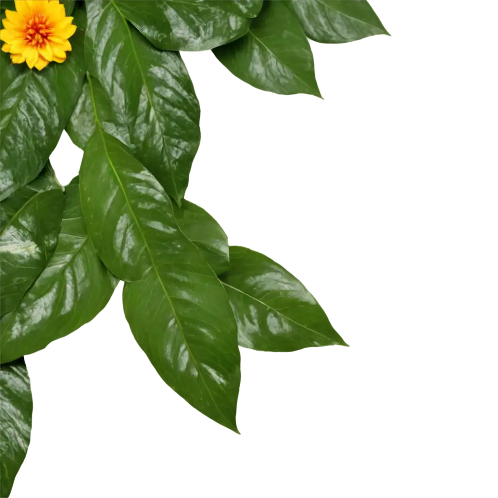 Stunning-PNG-Image-of-a-Flowers-Torrent-with-Mango-Leaves-for-Diverse-Creative-Uses