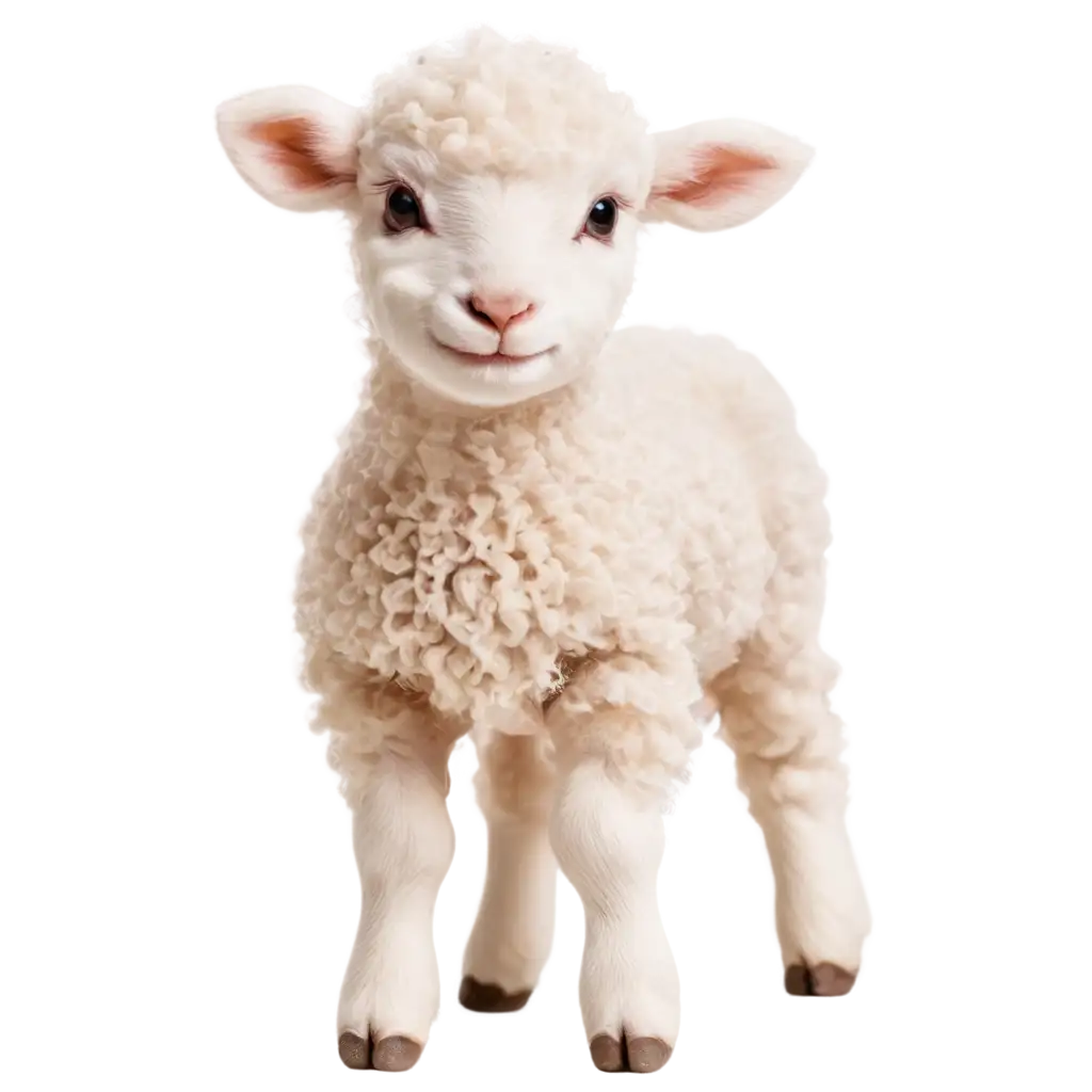 Stunning-Little-White-Lamb-PNG-HighQuality-Image-for-Diverse-Applications