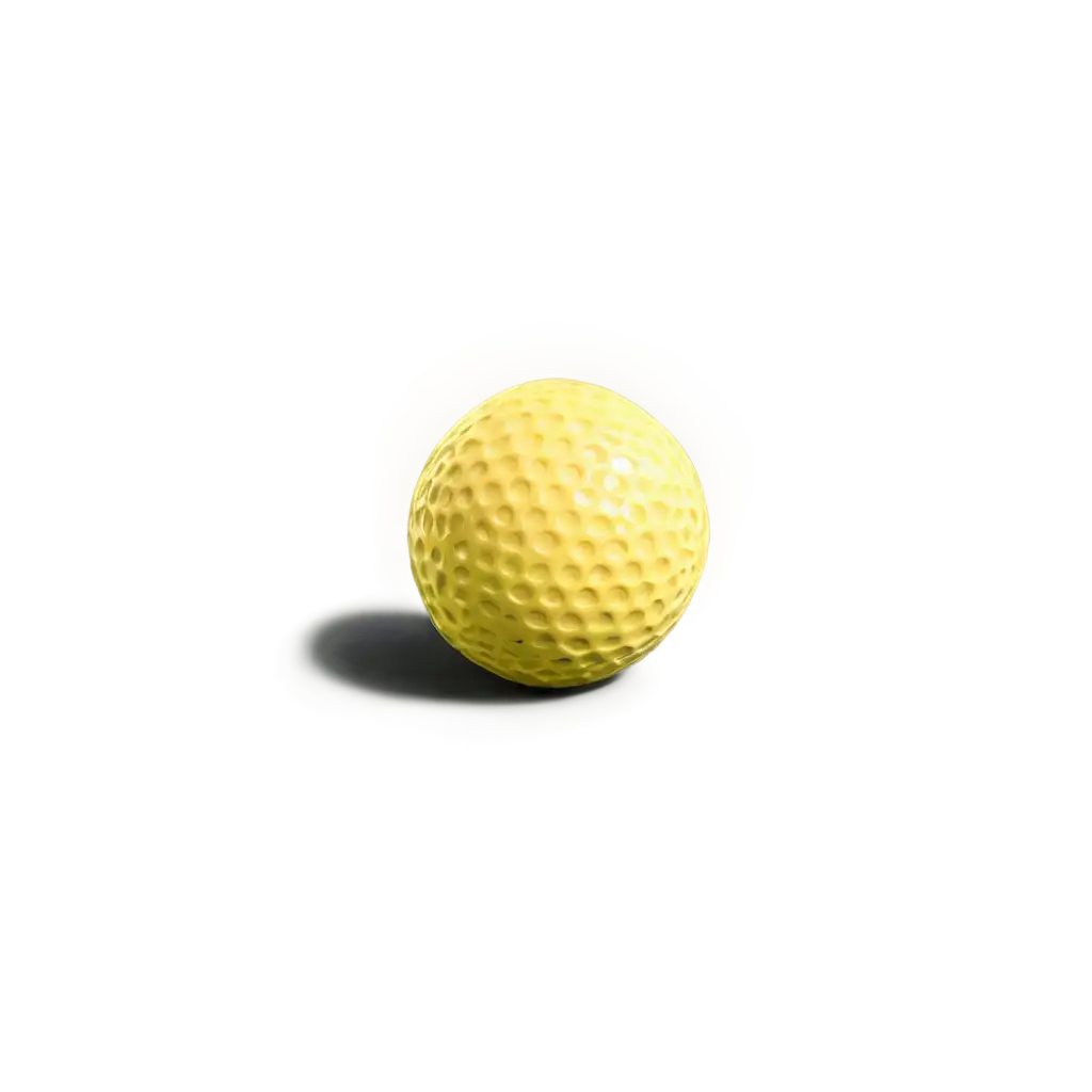 Yellow-Golf-Ball-PNG-Image-for-Versatile-Design-and-Digital-Projects