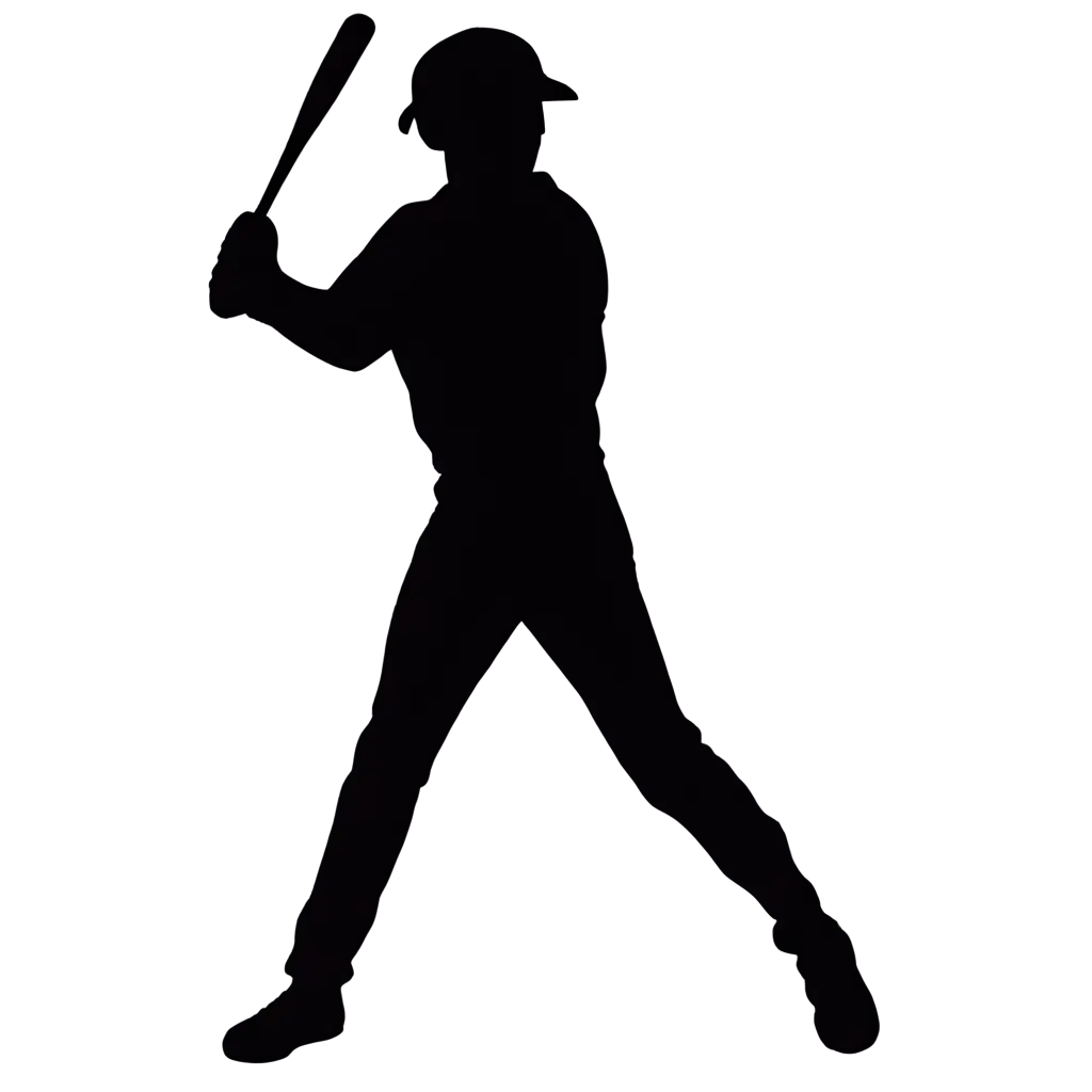 Hitting-Baseball-Silhouette-PNG-for-Sports-and-Design-Projects