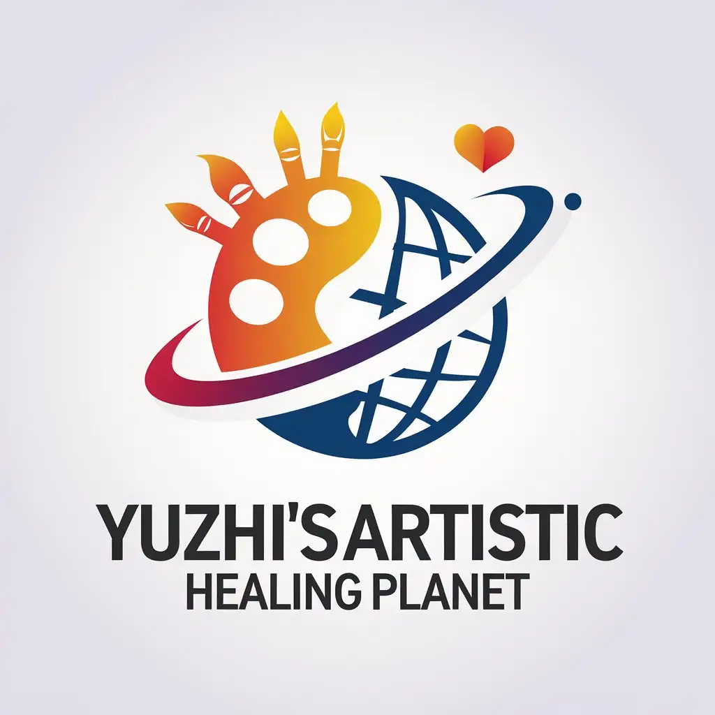 LOGO-Design-for-Yuzhis-Artistic-Healing-Planet-Minimalist-Style-with-Educational-Focus