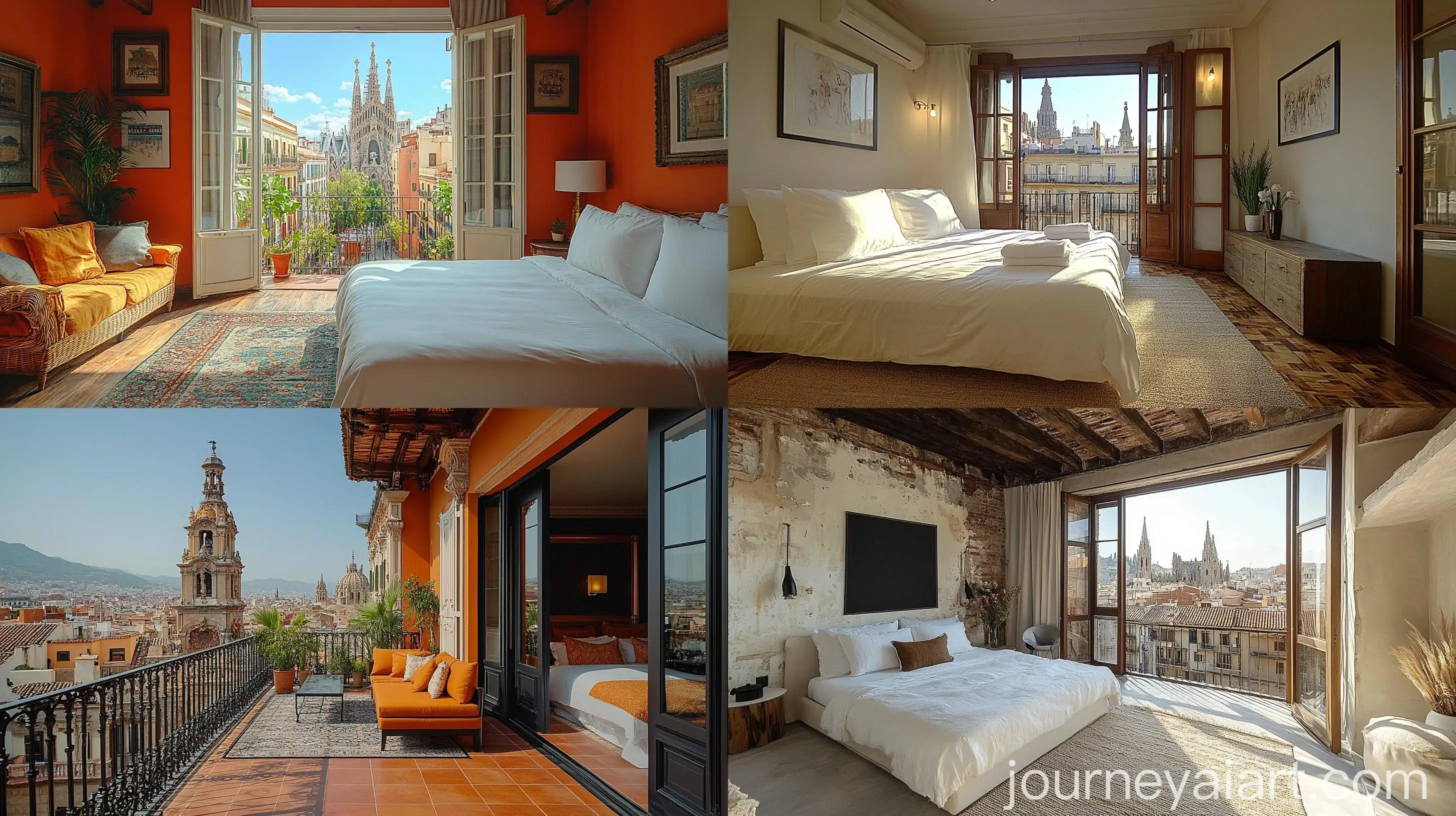 Barcelona-Room-with-Catalan-Flair-and-Views-of-La-Sagrada-Familia