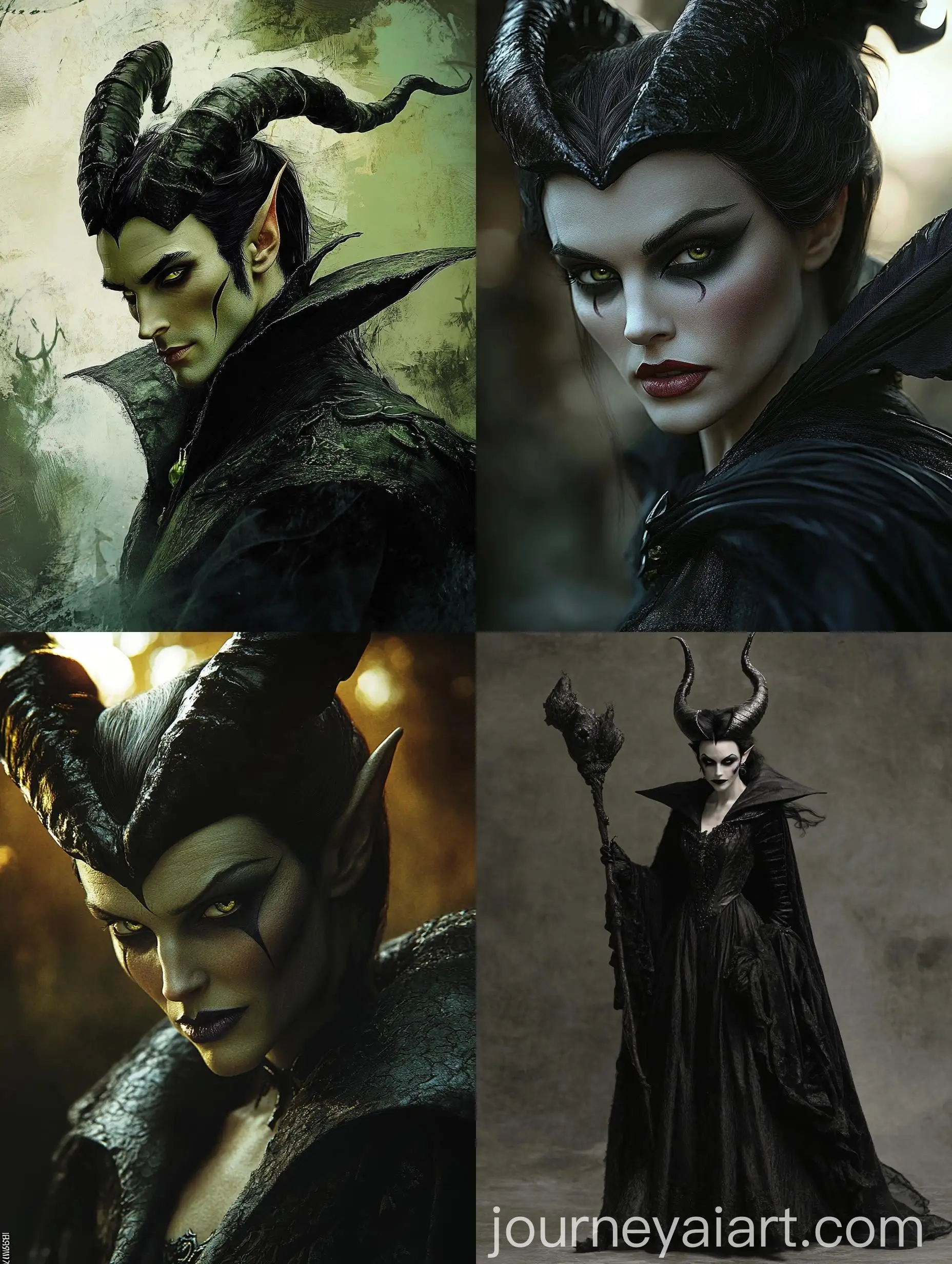 Maleficent-Portrayed-by-John-Travolta-in-a-Dramatic-Fantasy-Scene