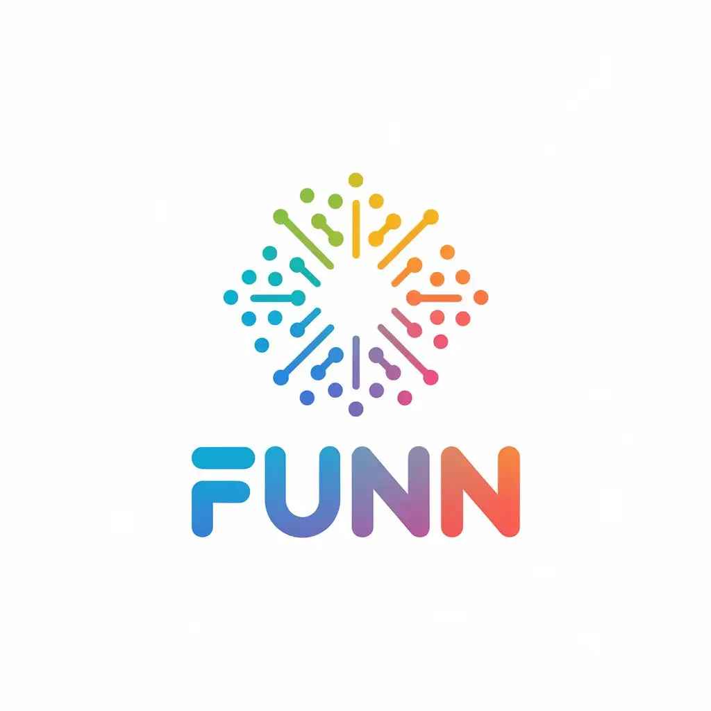 LOGO Design For FUNN Creative Vector Logo for Technology Industry