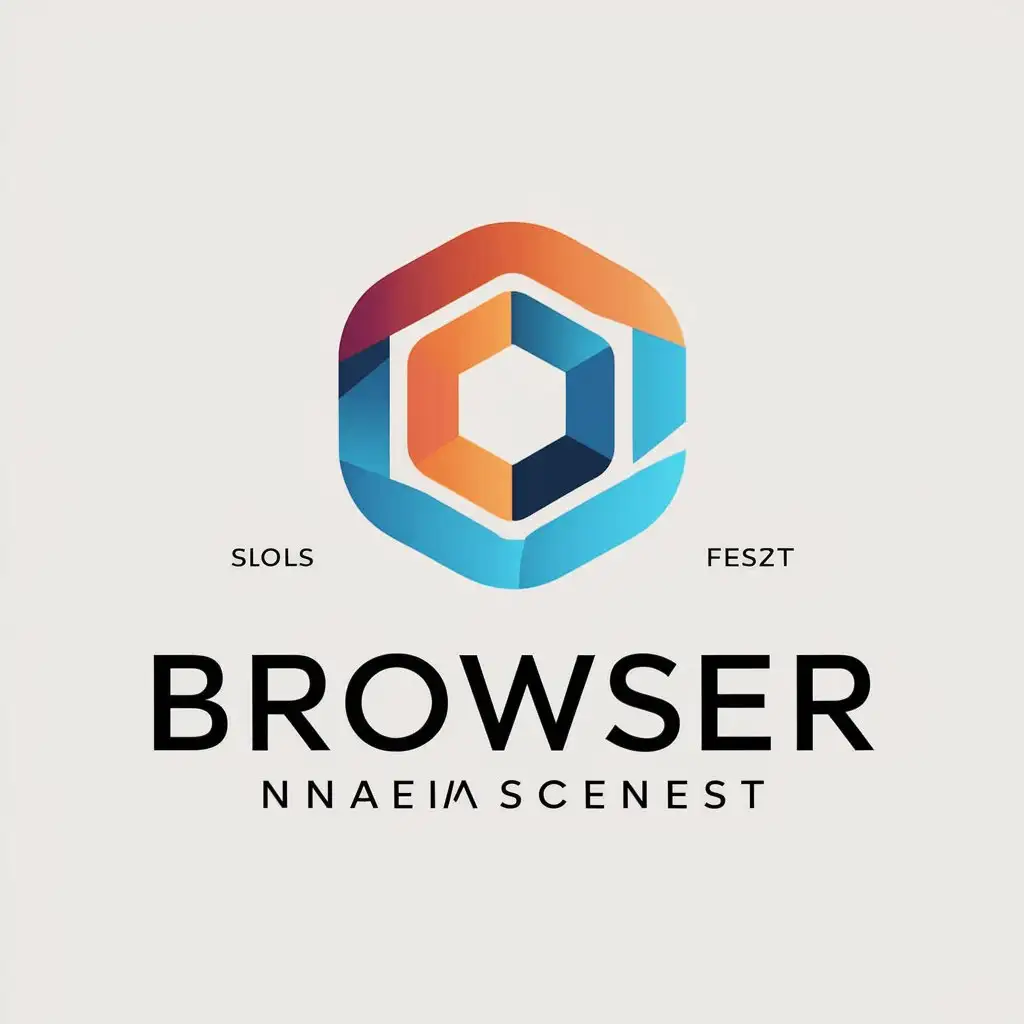 a vector logo design,with the text "browser", main symbol:technology, browser,Moderate,be used in Internet industry,clear background