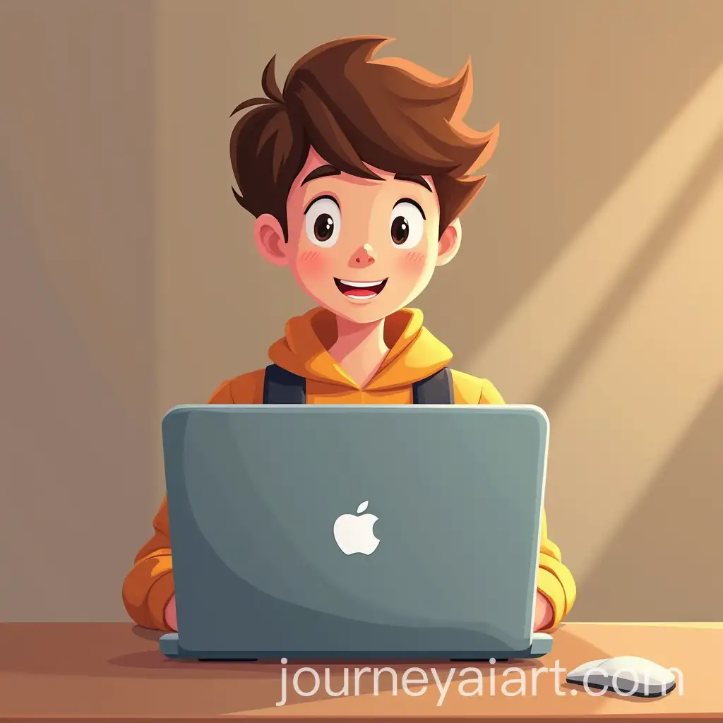 Teenage-Kid-Using-Laptop-in-Modern-Setting