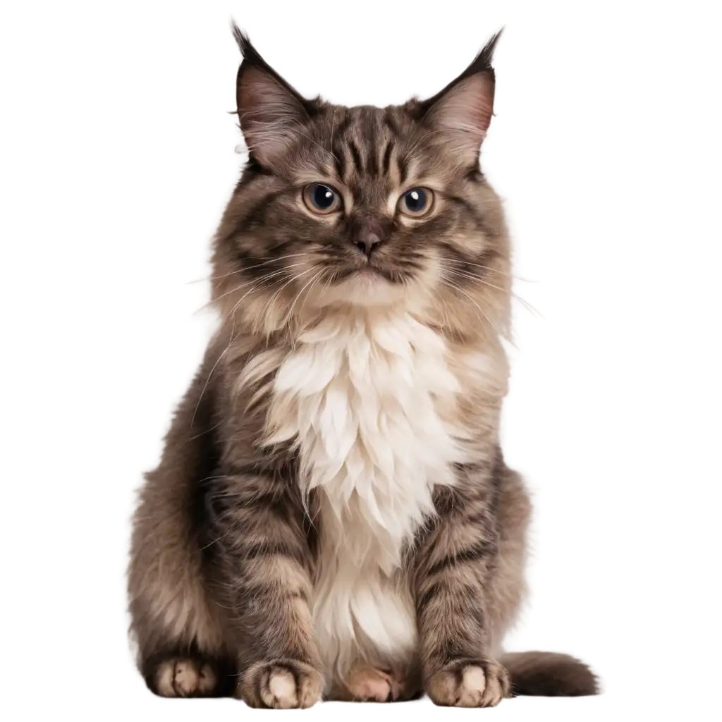 Maine-Coon-Cat-PNG-Image-for-Digital-and-Graphic-Use