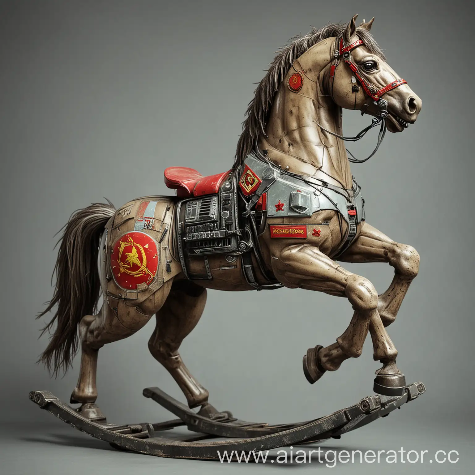 rocking cyber-horse ussr