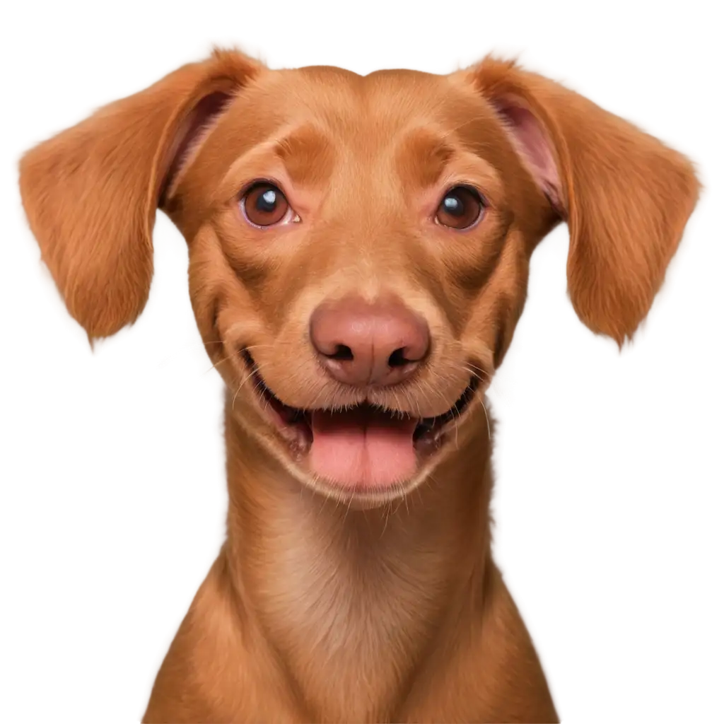 Red-SmoothHaired-Dog-with-a-Smile-PNG-Image-HighQuality-and-Versatile-for-Your-Projects