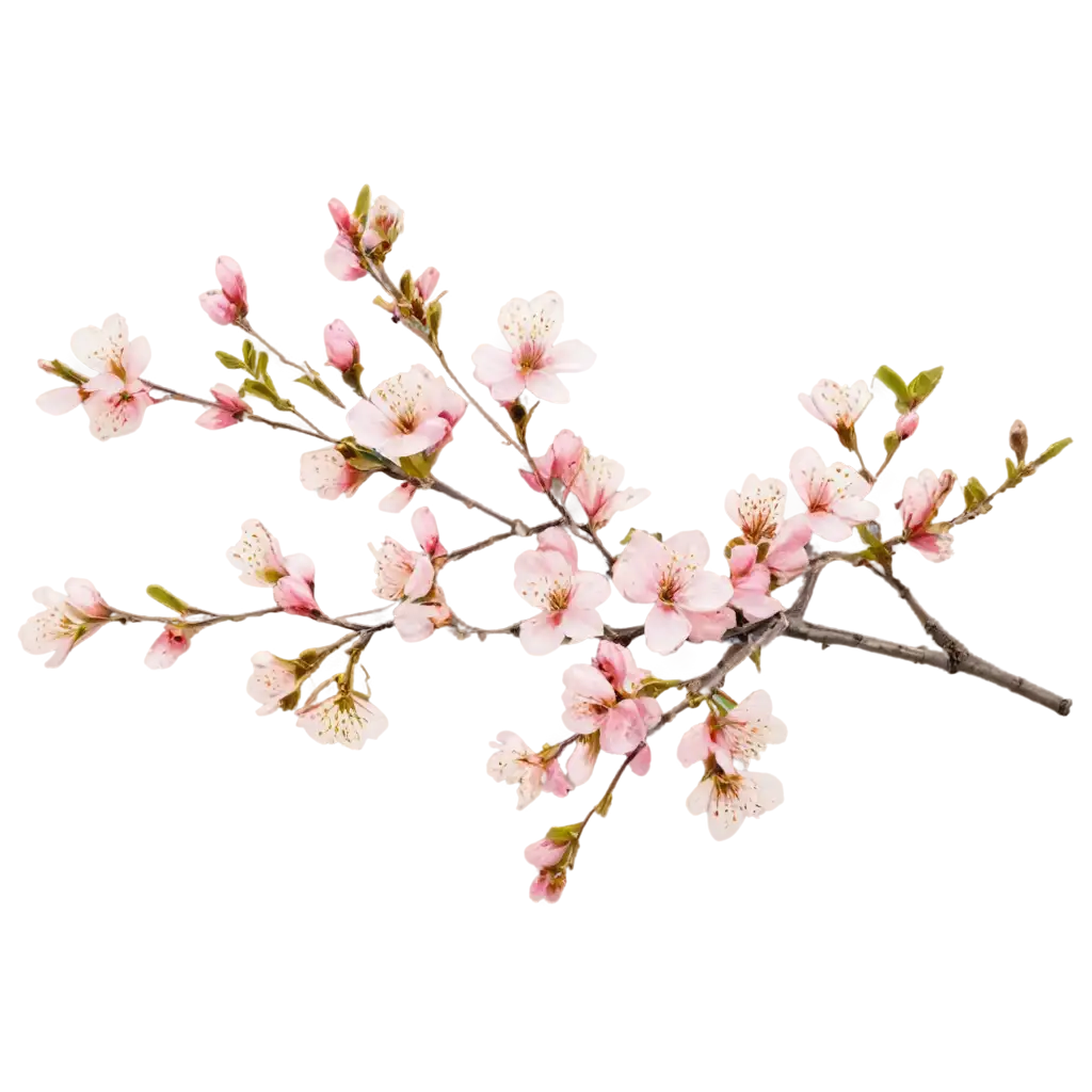 Blossoming-Stem-of-a-Tree-with-Flowers-PNG-Image-Capturing-Natures-Beauty-in-High-Quality