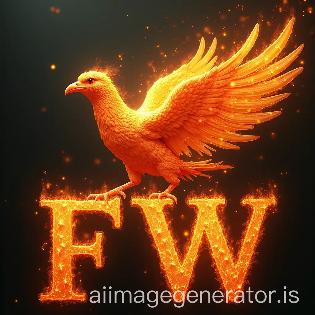 Flaming-Bird-with-the-Letters-FW-Emblazoned-on-Its-Body