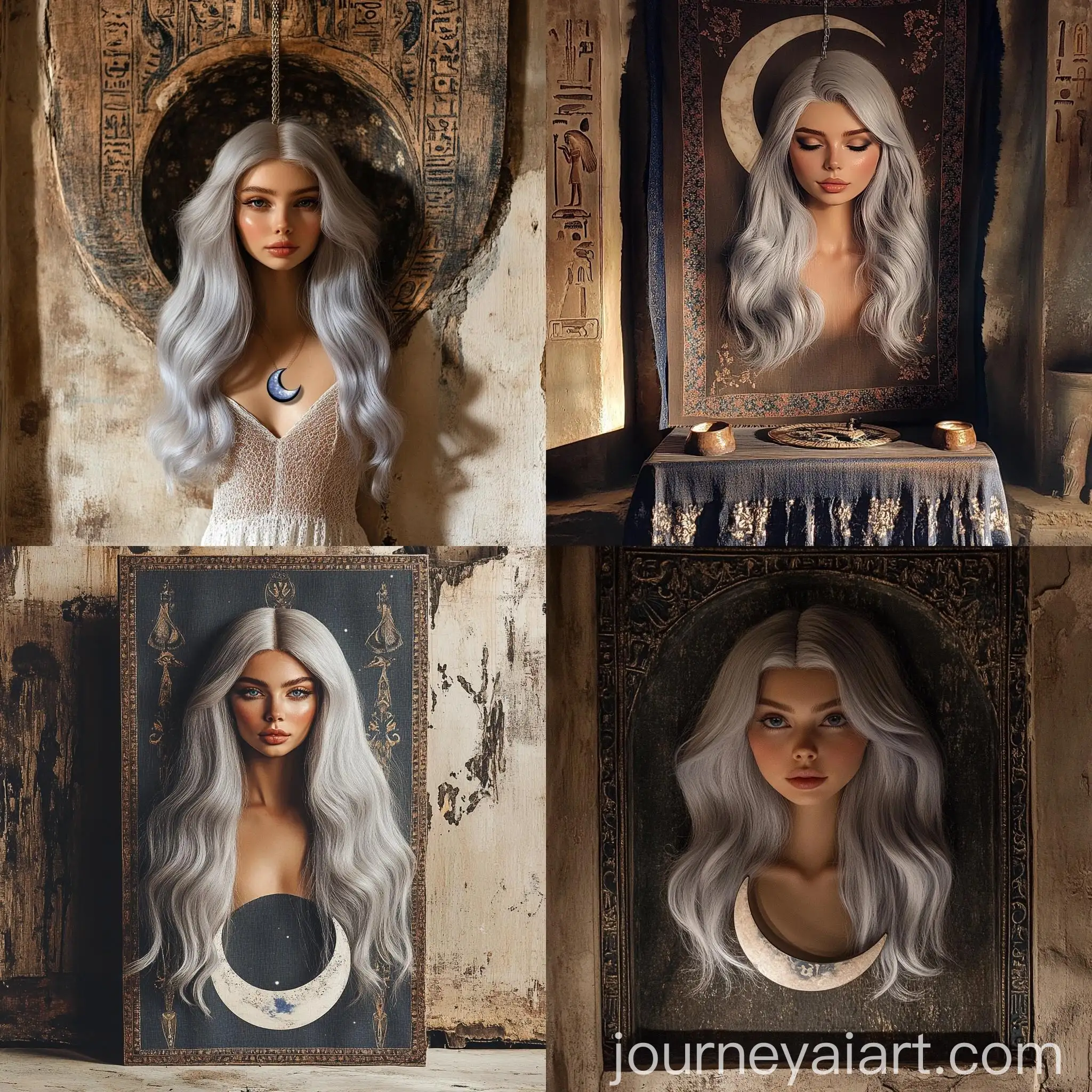 Discovering-Lunar-Medallion-Behind-Egyptian-Temple-Moon-Tapestry