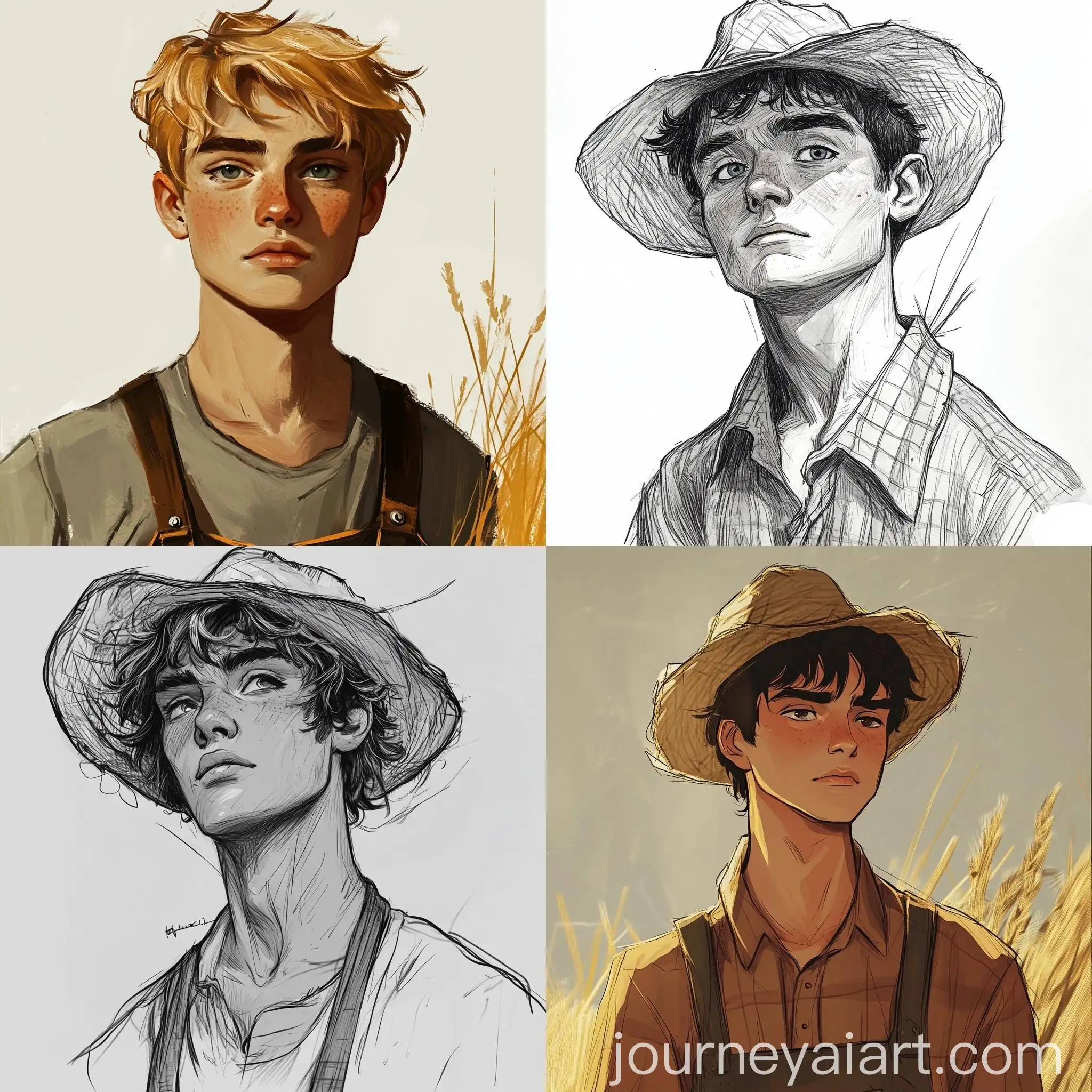 Teenage-Farmer-Boy-in-Killa-Kill-Style-Portrait