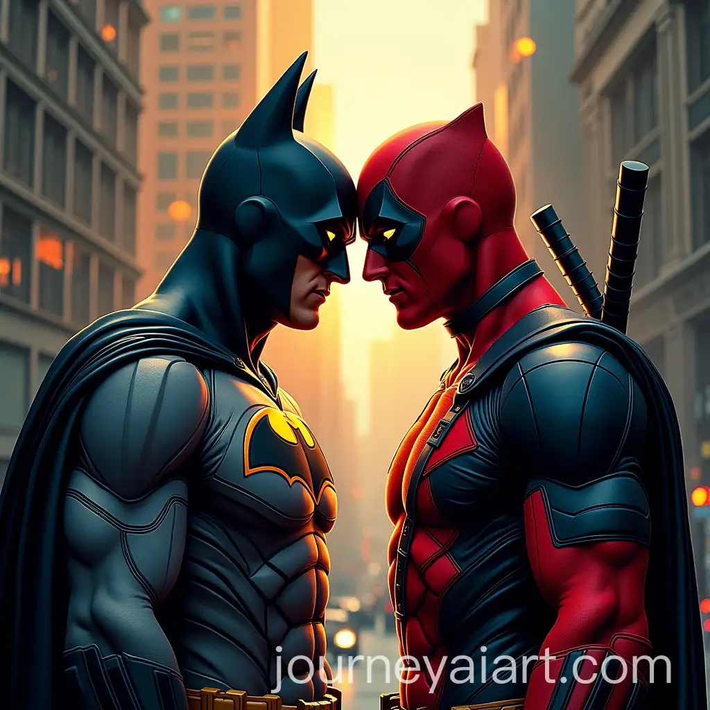 Epic-Battle-Between-Batman-and-Deadpool-in-a-Dynamic-Showdown