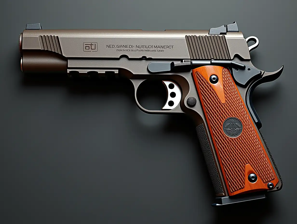 AI beautiful different brand pistol