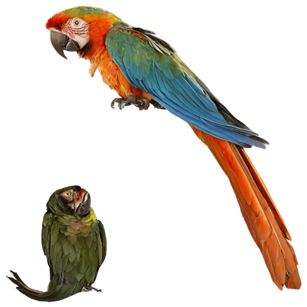 PNG-Image-of-a-Macaw-Animal-HighQuality-Clear-and-Vibrant-Representation