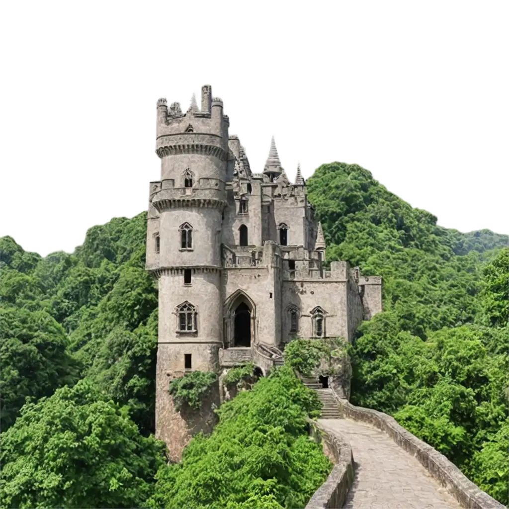 Old-Big-Castle-in-Jungle-PNG-HighQuality-Transparent-Image-for-Creative-Projects