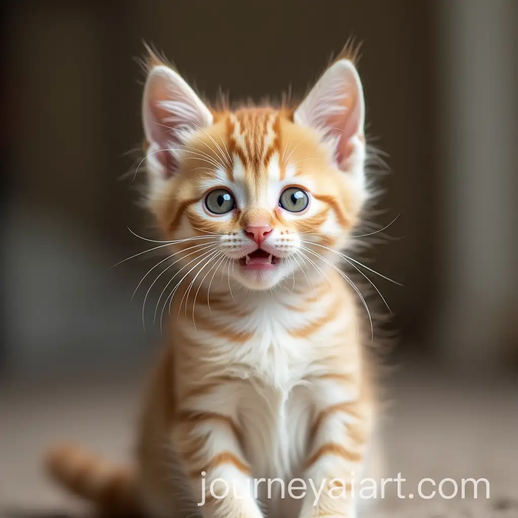 Adorable-Kitten-Sitting-Comfortably