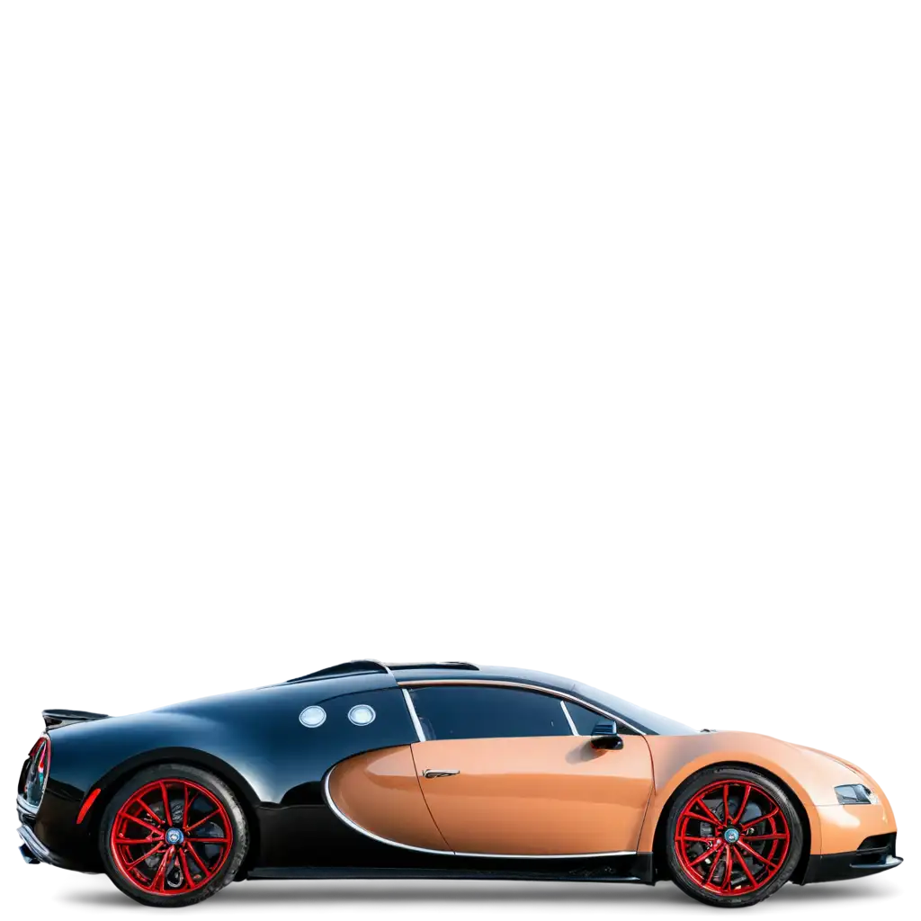 Realistic-Bugatti-PNG-with-Brown-Texture-Red-Ram-Drift-Tires-and-Shadow-Effects-Side-View