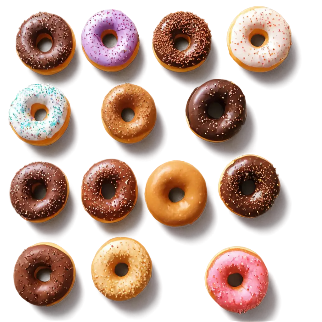 Delicious-Stock-of-Donuts-PNG-Image-Fresh-and-Tempting-Visual-Treats