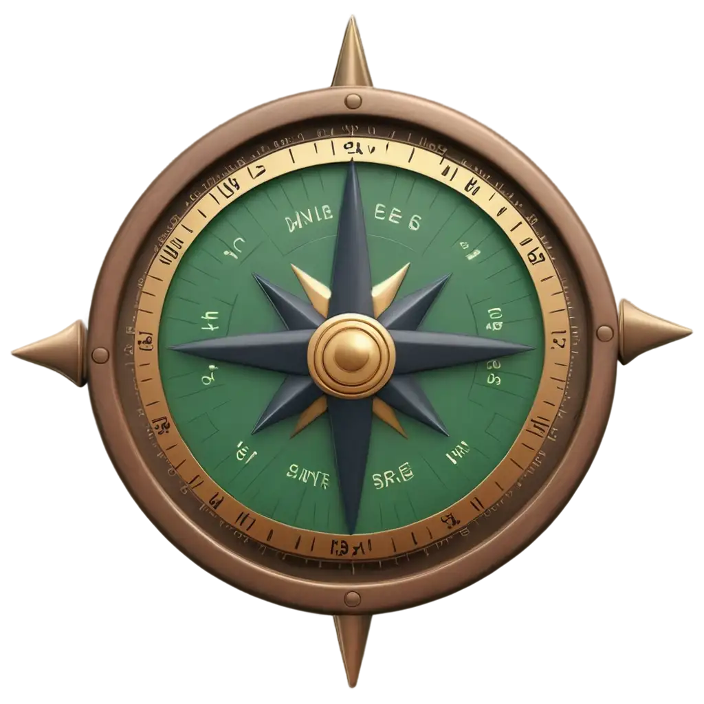 3D-Compass-PNG-Image-for-Clear-HighQuality-Visual-Representation