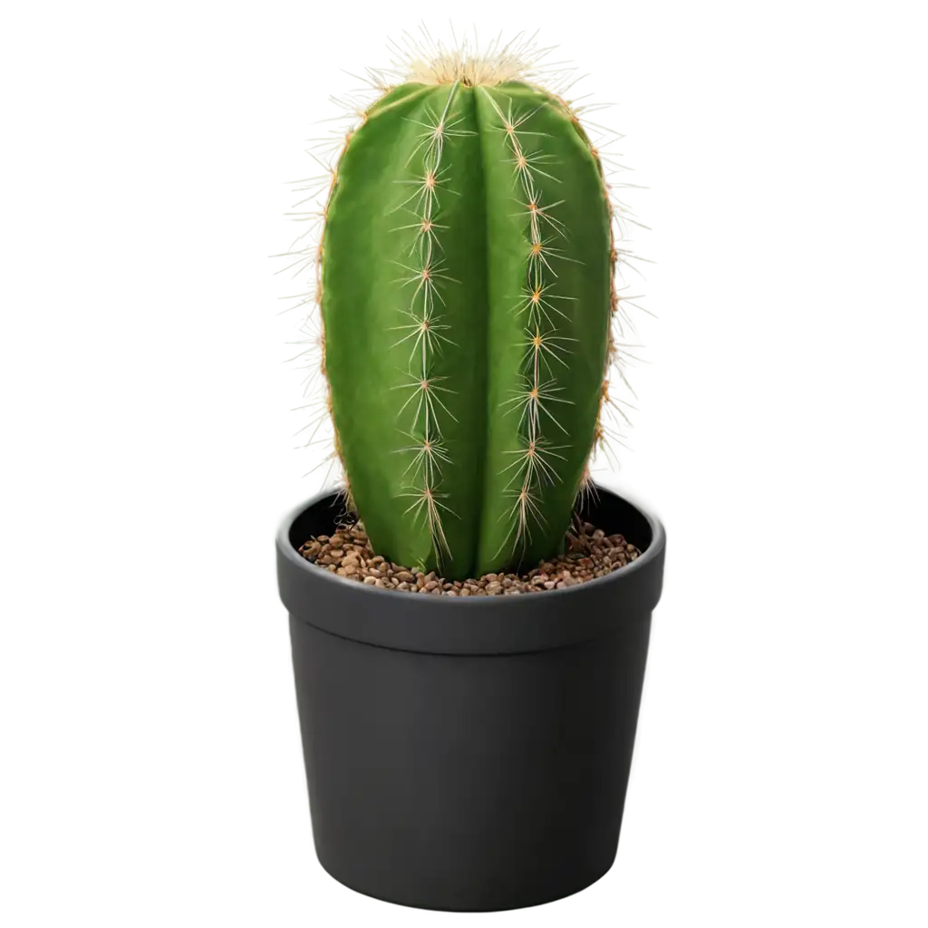 Realistic-Potted-Cactus-PNG-Image-for-HighQuality-Digital-Use