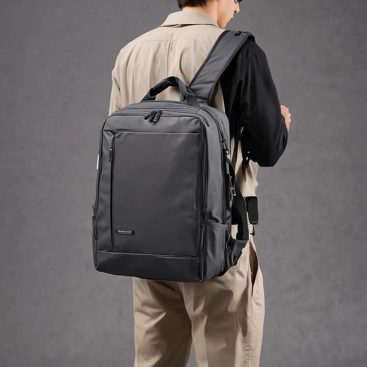 Business DualShoulder Bag for MultiFunctional Waterproof Use